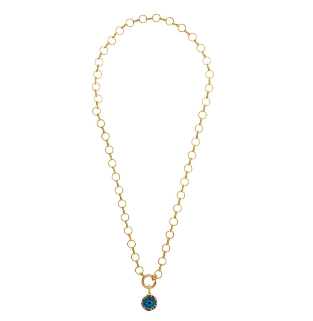 Blue Eye Rainbow Necklace - Eye M Eyes - Ileana Makri store