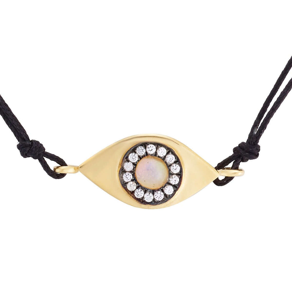 Eye Sun Cord Bracelet - Eye M UFO - Ileana Makri store