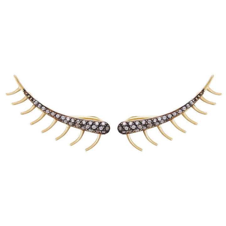 Eyelash Ear Cuff Oxs - D - Crying Eyes - Ileana Makri