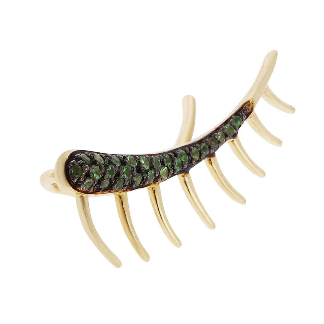 Eyelash Ear Cuff Oxs - Ts - Crying Eyes - Ileana Makri