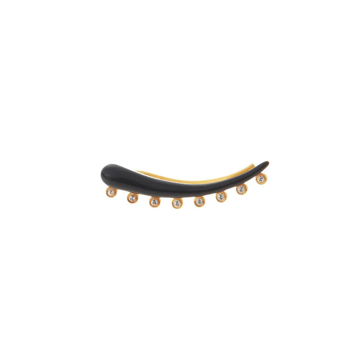 Eyeliner Ear Cuff Black - Eye M Neon Rocks - Ileana Makri