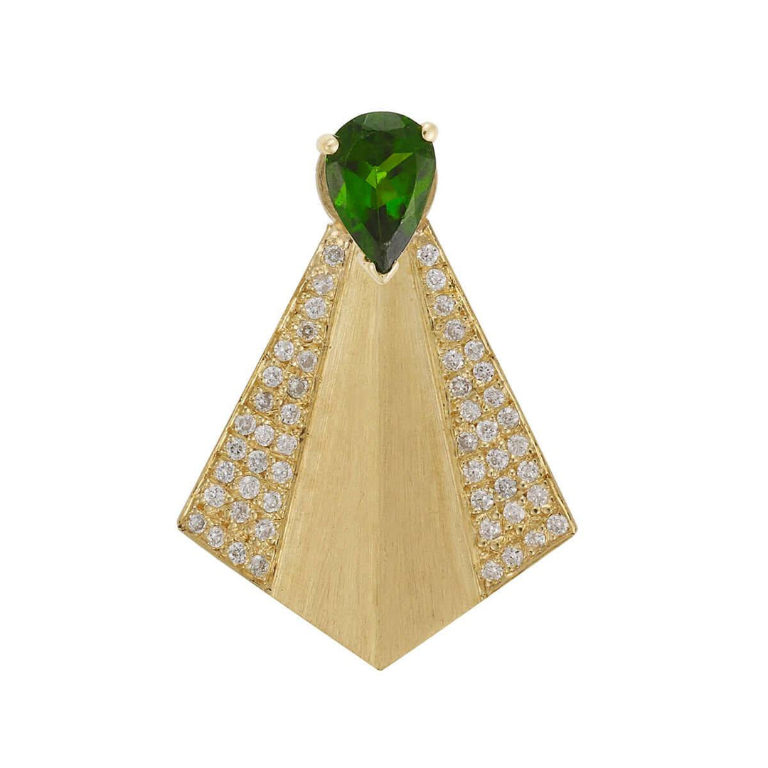 Fan Earrings D - Chrome - Deco - Ileana Makri
