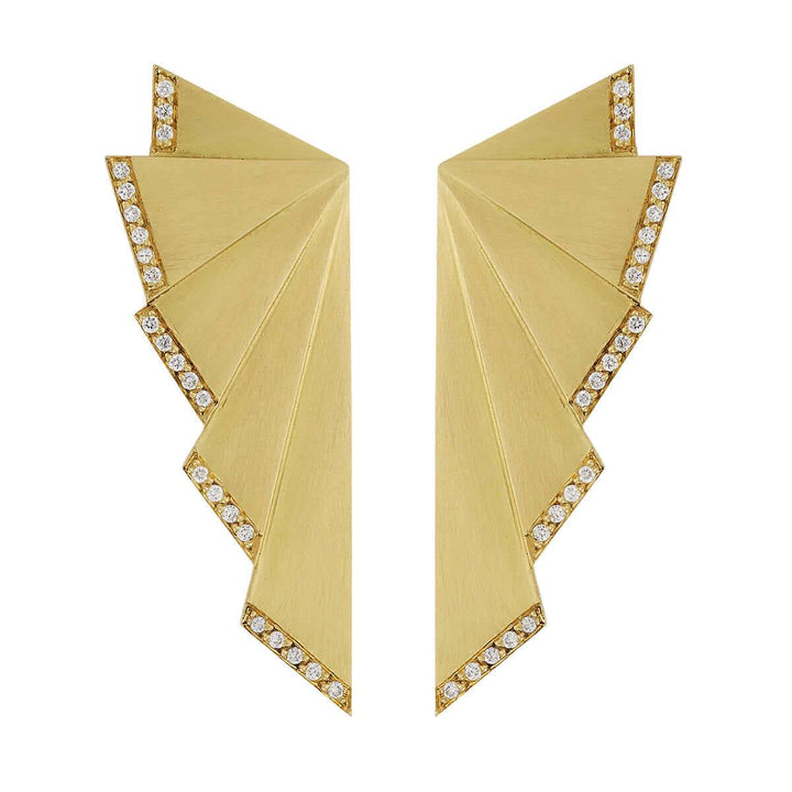 Fan Earrings D-L - Deco - Ileana Makri store
