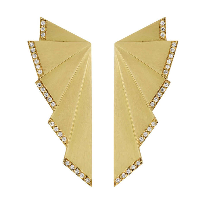 Fan Earrings D - L - Deco - Ileana Makri