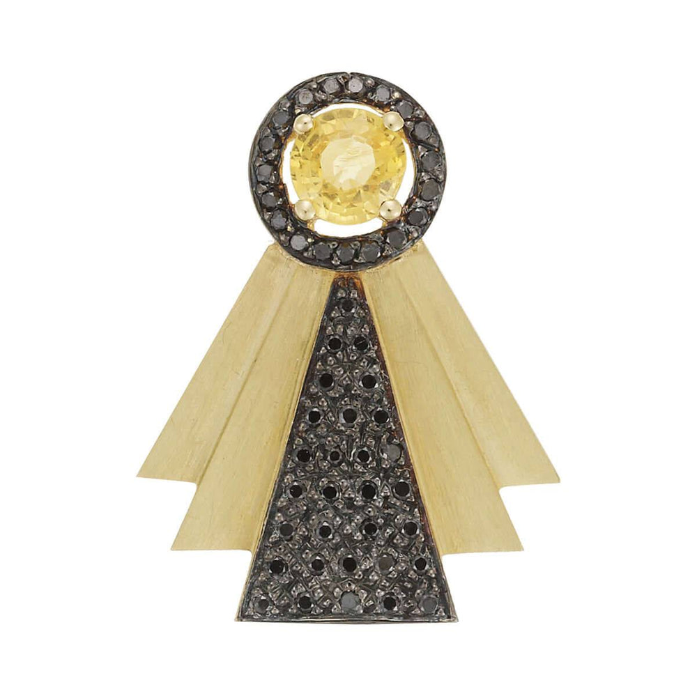 Fan Pyramid Studs Oxs - Bd - Ys - Deco - Ileana Makri
