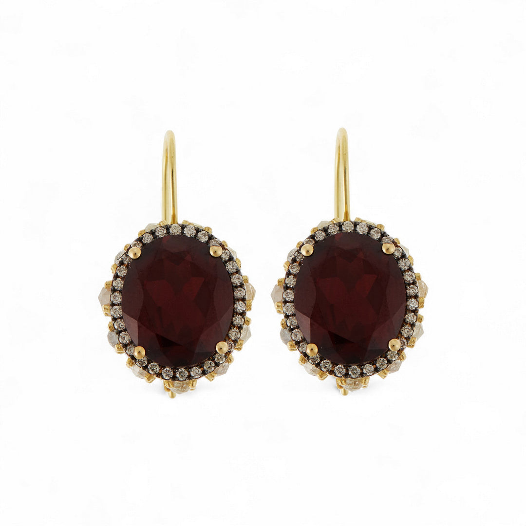 Fancy Eternity Earrings - OAK - Archive - Ileana Makri