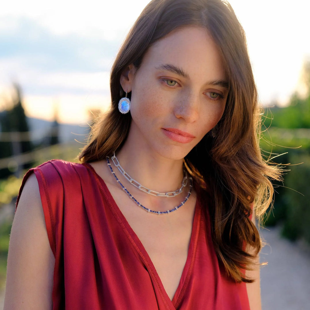 Feel Eternity Flower Earrings - Bespoke - Ileana Makri store