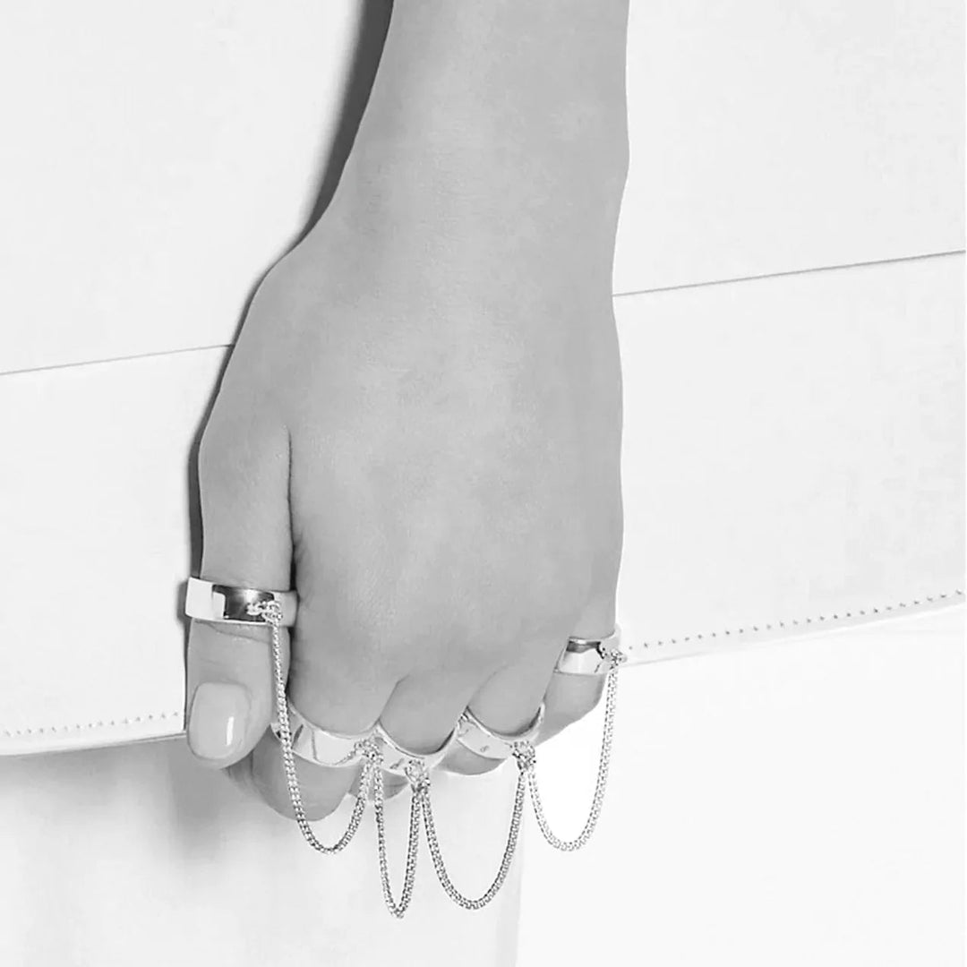 Five Finger Link Ring - Eddie Borgo - Ileana Makri