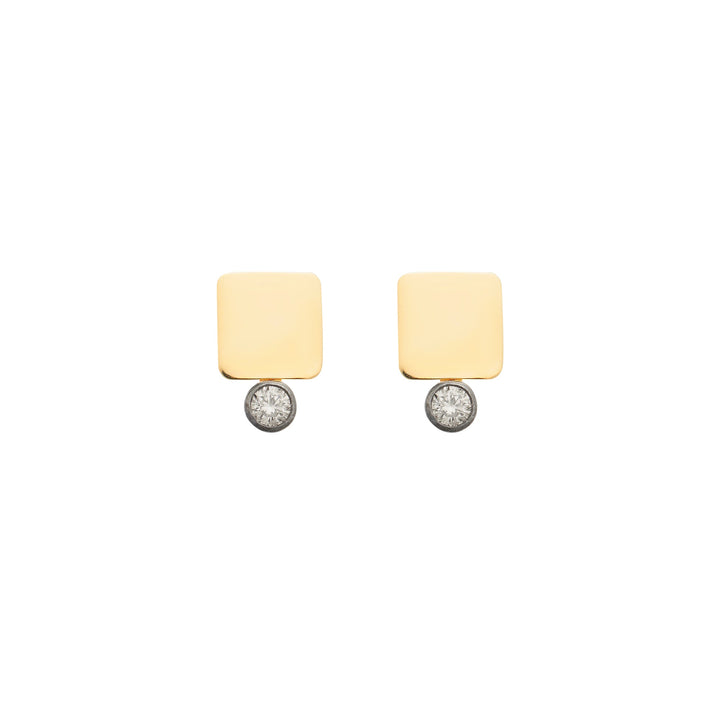 Floating Diamond Medium Tile Studs - Tile - Ileana Makri