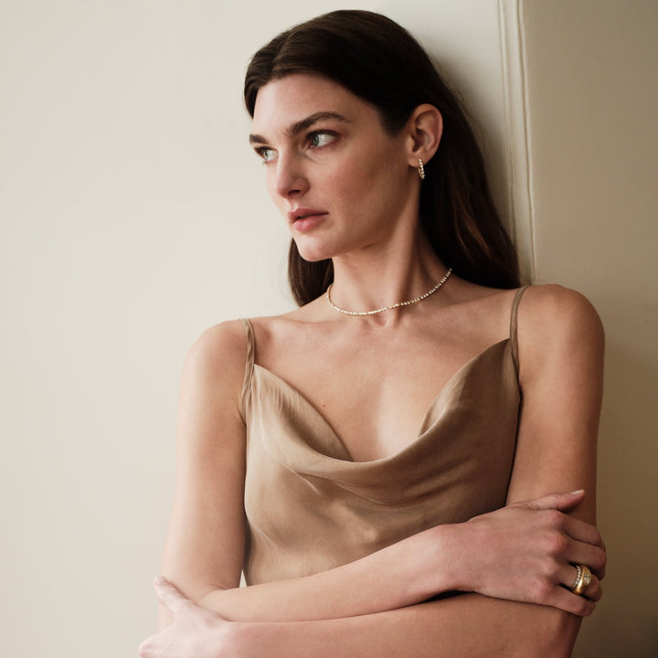 Floating Diamond Necklace - Classic - Ileana Makri