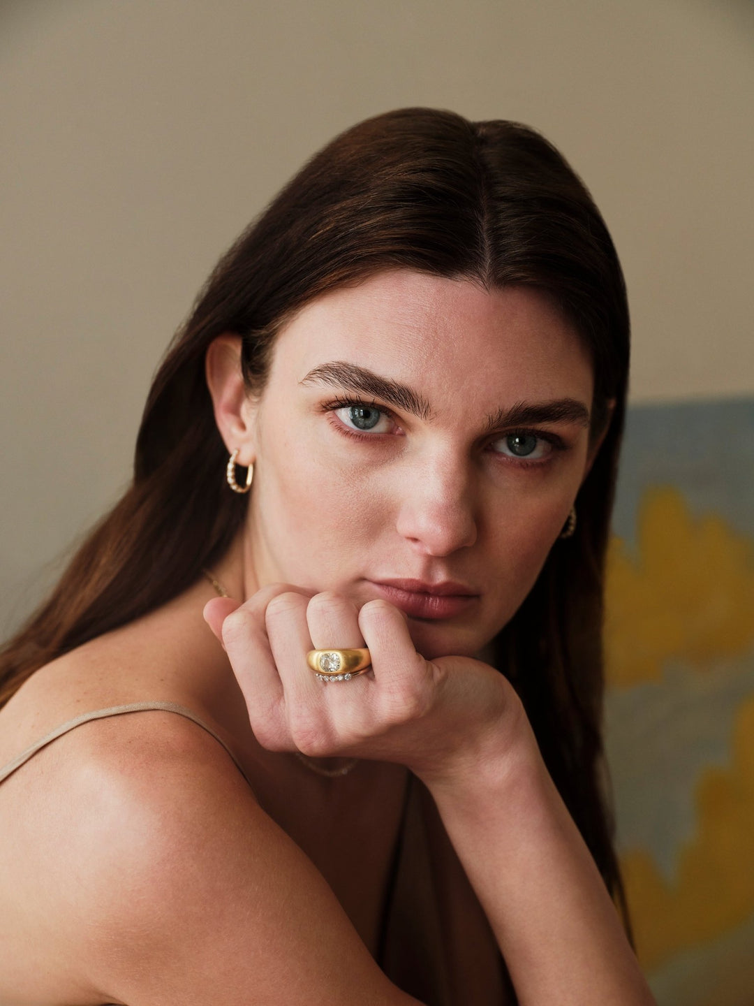 Floating Diamond Ring - Classic - Ileana Makri