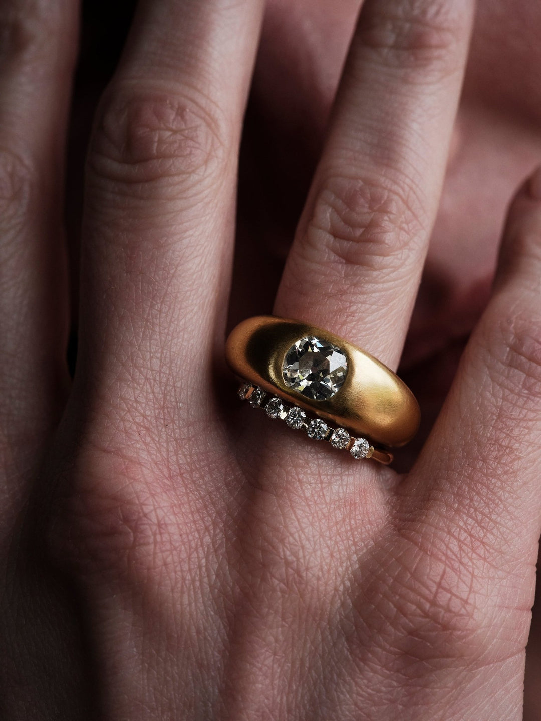 Floating Diamond Ring - Classic - Ileana Makri