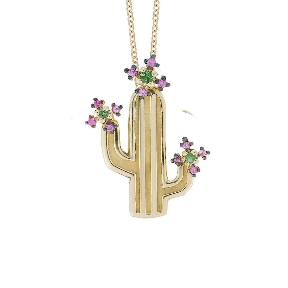 Flower Cactus Pendant - TROPICAL PARADISE - Ileana Makri