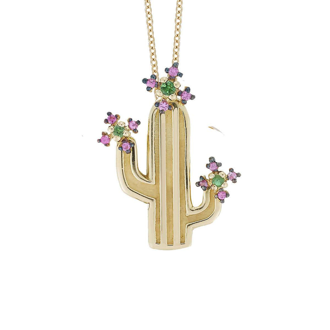 Flower Cactus Pendant - TROPICAL PARADISE - Ileana Makri
