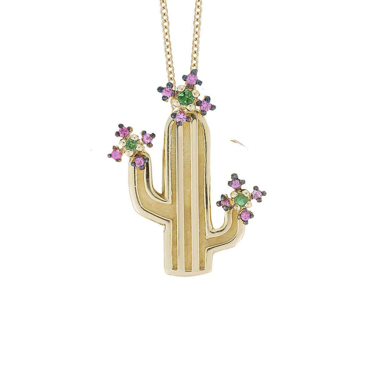 Flower Cactus Pendant - TROPICAL PARADISE - Ileana Makri