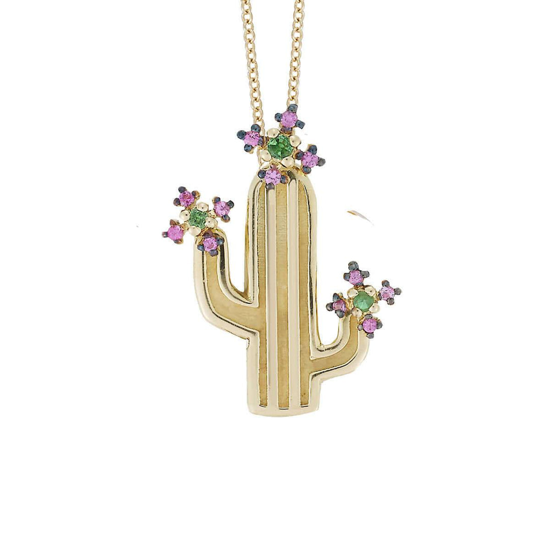 Flower Cactus Pendant - TROPICAL PARADISE - Ileana Makri store