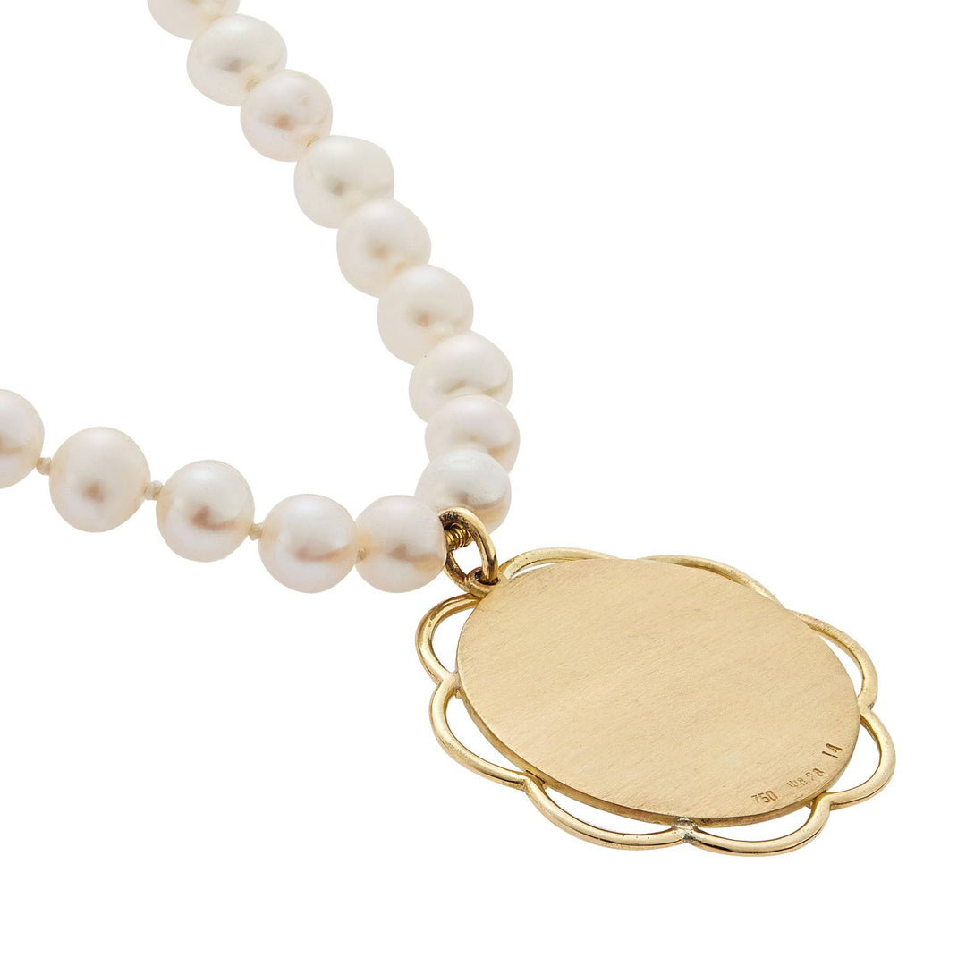 Flower of Fortune Pearl Necklace (44cm) - Globetrotter - Ileana Makri