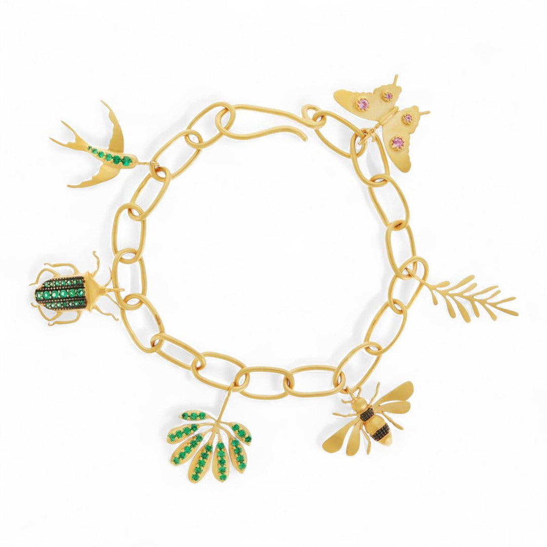 Fly Charm Bracelet - Eye M Jungle - Ileana Makri