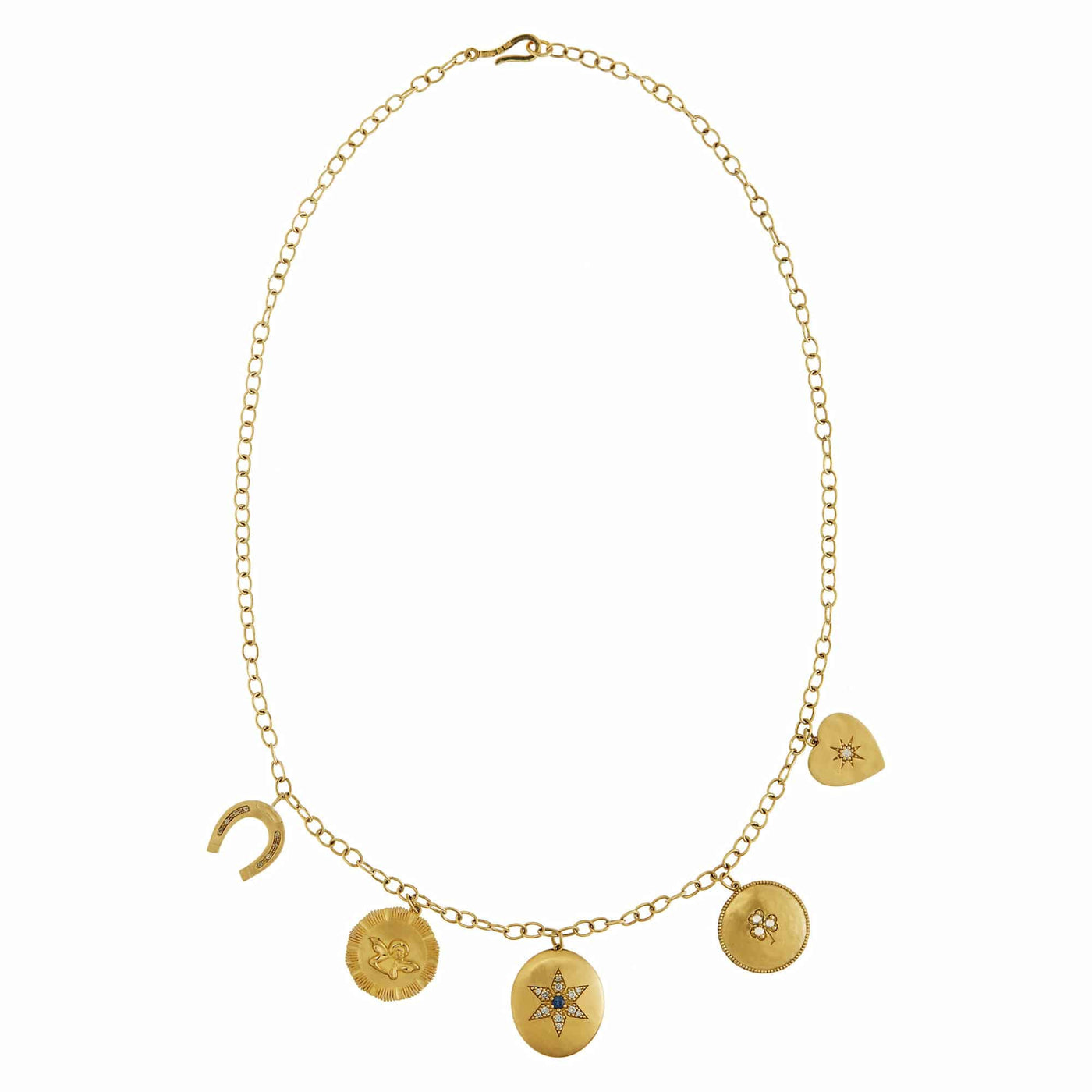 Fortune Charm Necklace - Globetrotter - Ileana Makri store