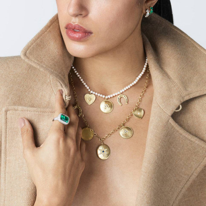 Fortune Charm Necklace - SYMBOLS - Ileana Makri