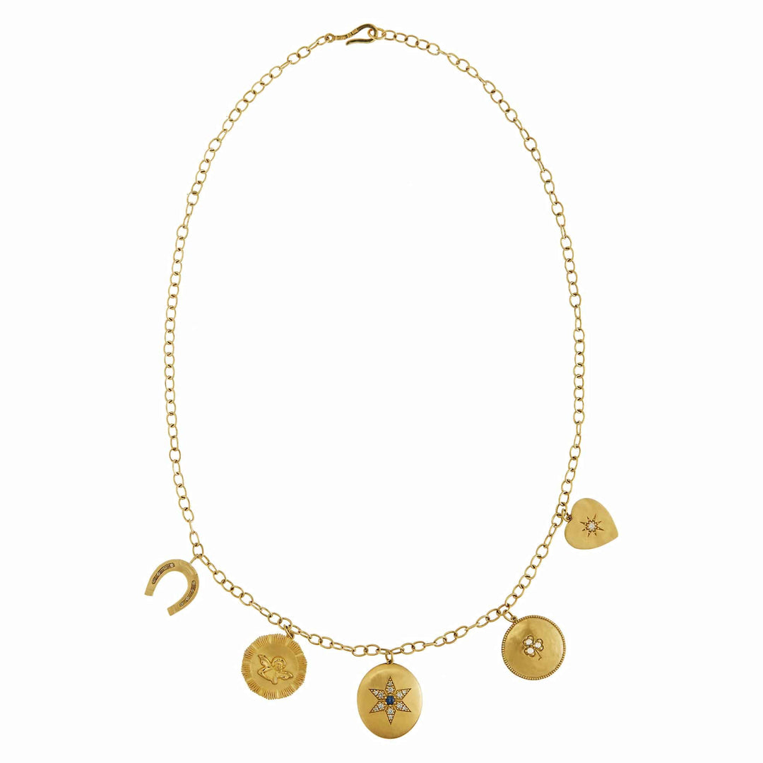 Fortune Charm Necklace - SYMBOLS - Ileana Makri