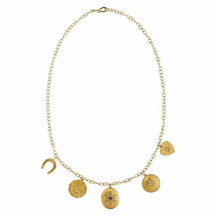 Fortune Charm Necklace - SYMBOLS - Ileana Makri