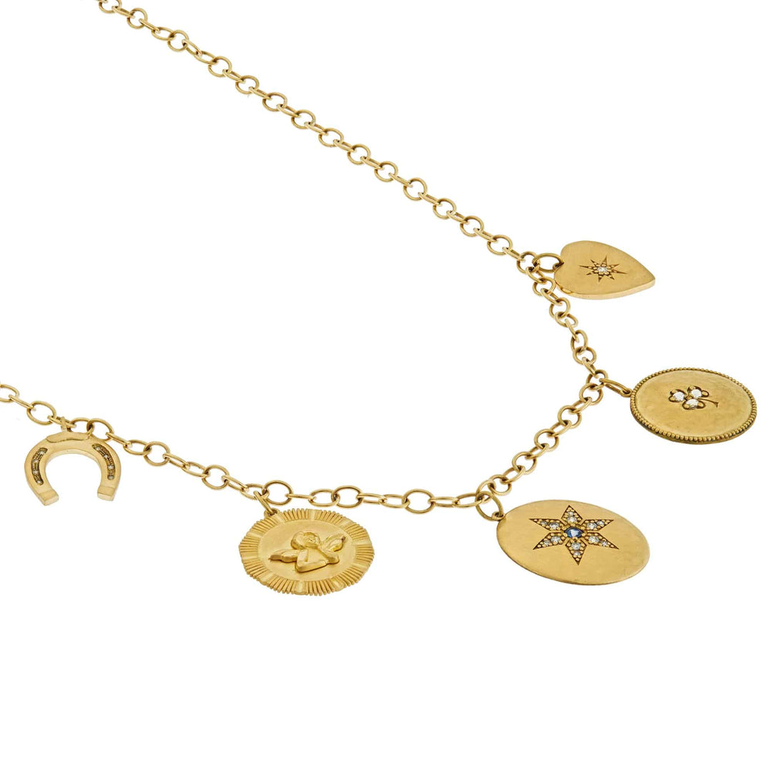 Fortune Charm Necklace - SYMBOLS - Ileana Makri