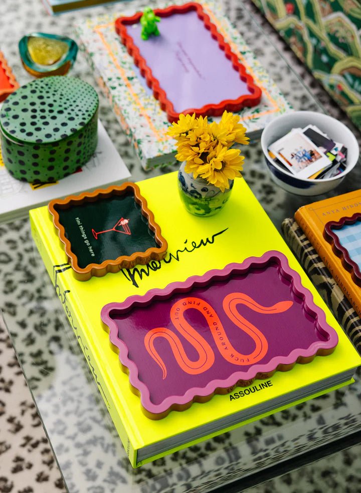 Fuck Around Lacquer Tray Medium - Furbish - Ileana Makri