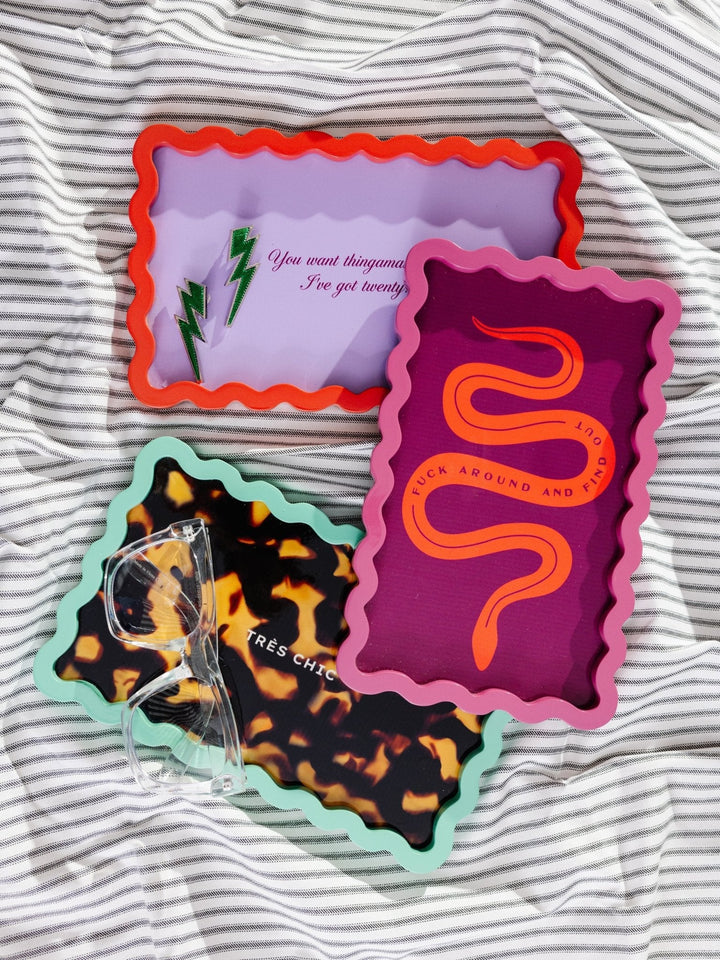 Fuck Around Lacquer Tray Medium - Furbish - Ileana Makri