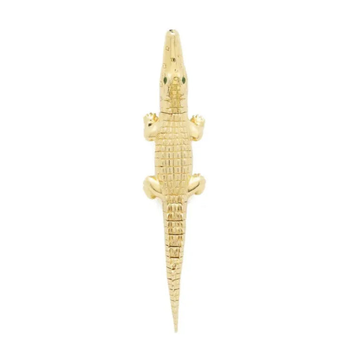 Gold Alligator Bite Earring - Bibi Van Der Velden - Ileana Makri store