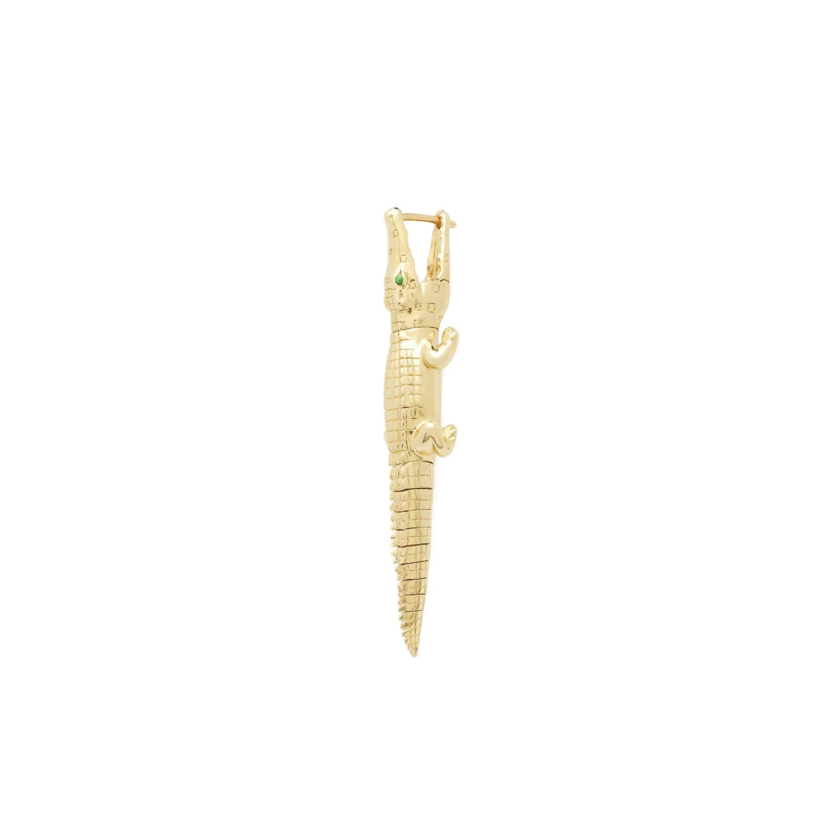 Gold Alligator Bite Earring - Bibi Van Der Velden - Ileana Makri store