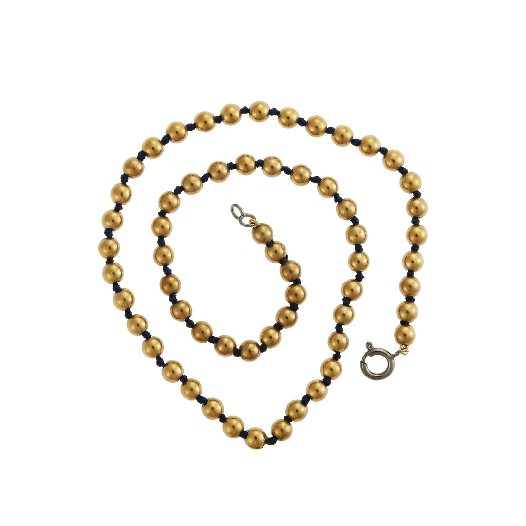 Gold Hematite Beads - Eye M Beads - Ileana Makri