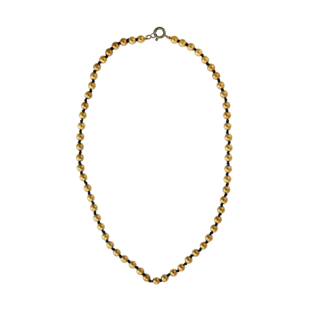 Gold Hematite Beads - Eye M Beads - Ileana Makri