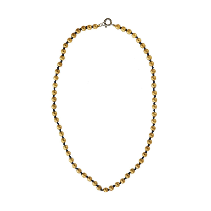 Gold Hematite Beads - Eye M Beads - Ileana Makri