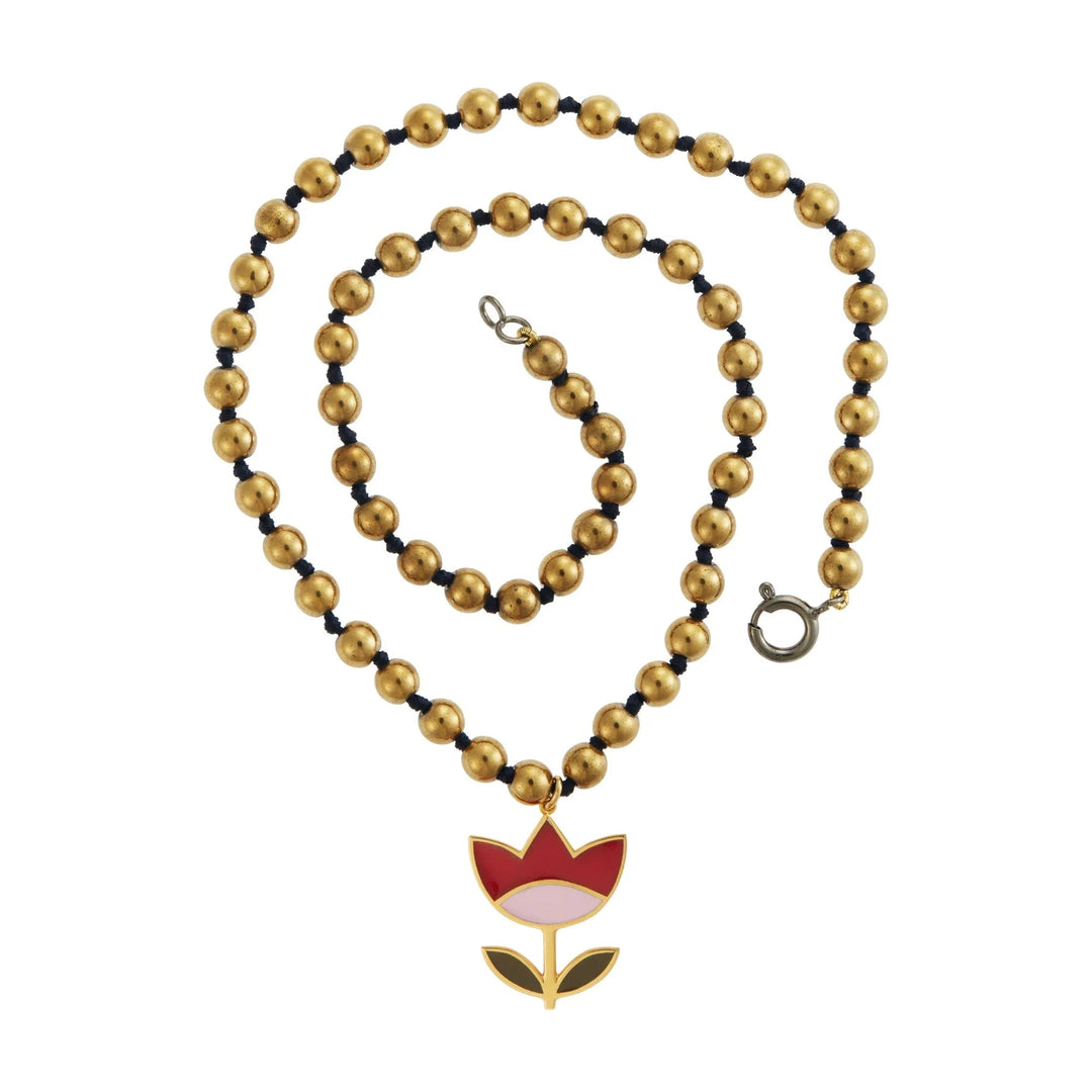 Gold Hematite Flower - Eye M Beads - Ileana Makri