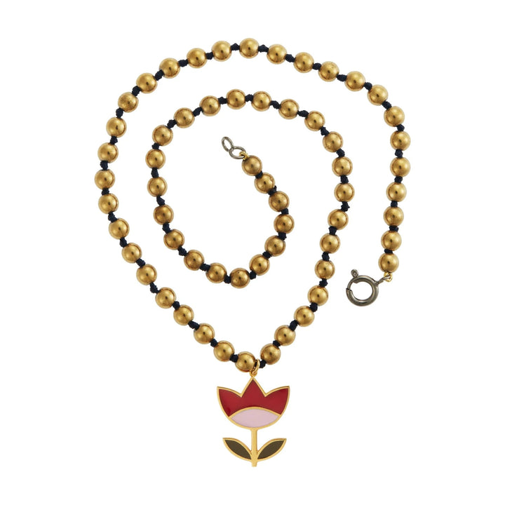 Gold Hematite Flower - Eye M Beads - Ileana Makri