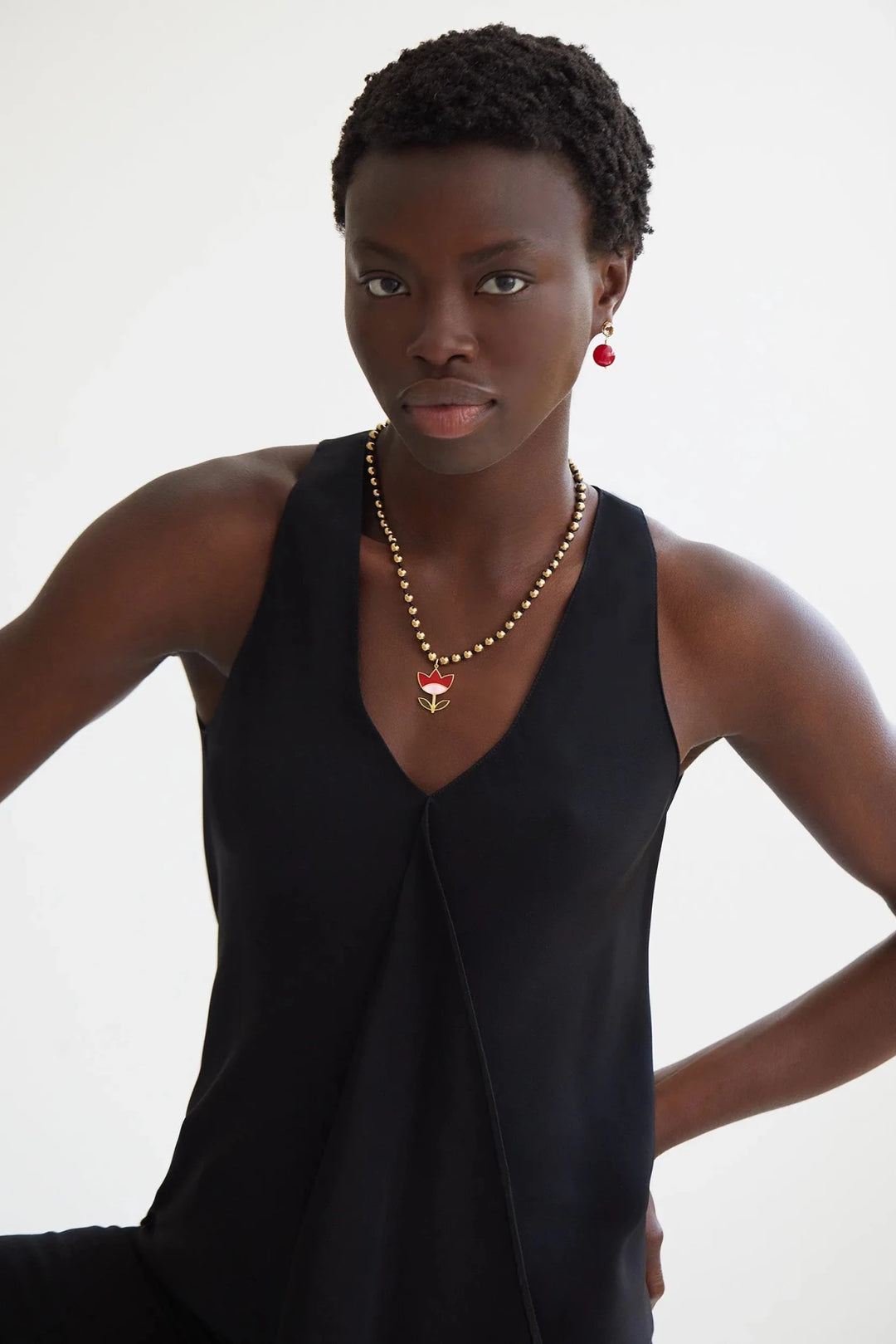 Gold Hematite Flower - Eye M Beads - Ileana Makri