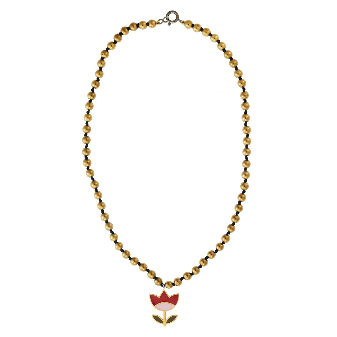 Gold Hematite Flower - Eye M Beads - Ileana Makri