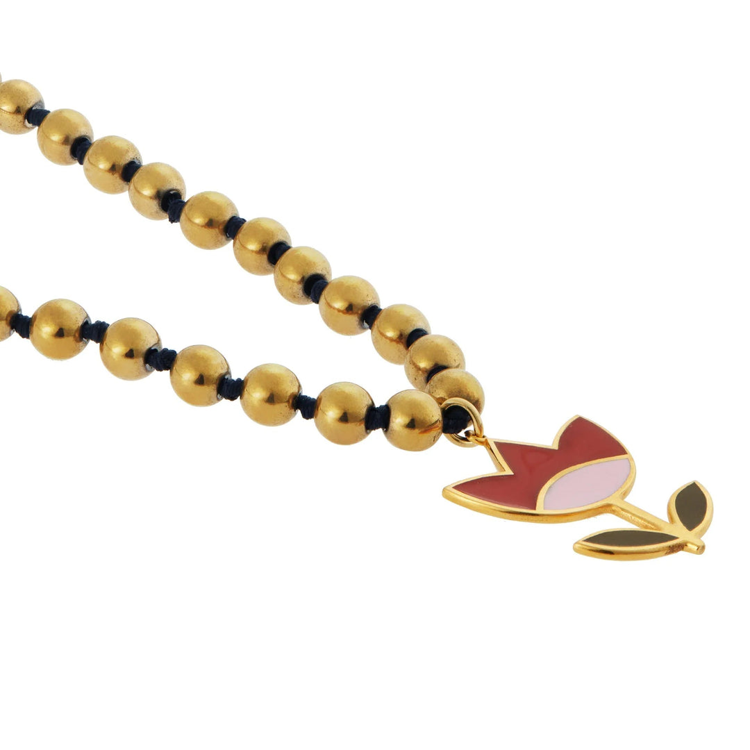 Gold Hematite Flower - Eye M Beads - Ileana Makri