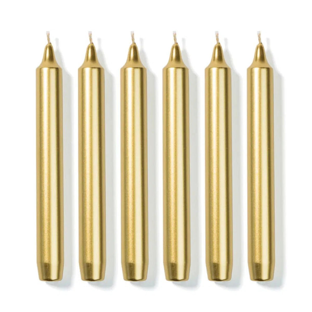 Gold Madeleine Tapered Candles (Box of 6) - Cire Trudon - Ileana Makri