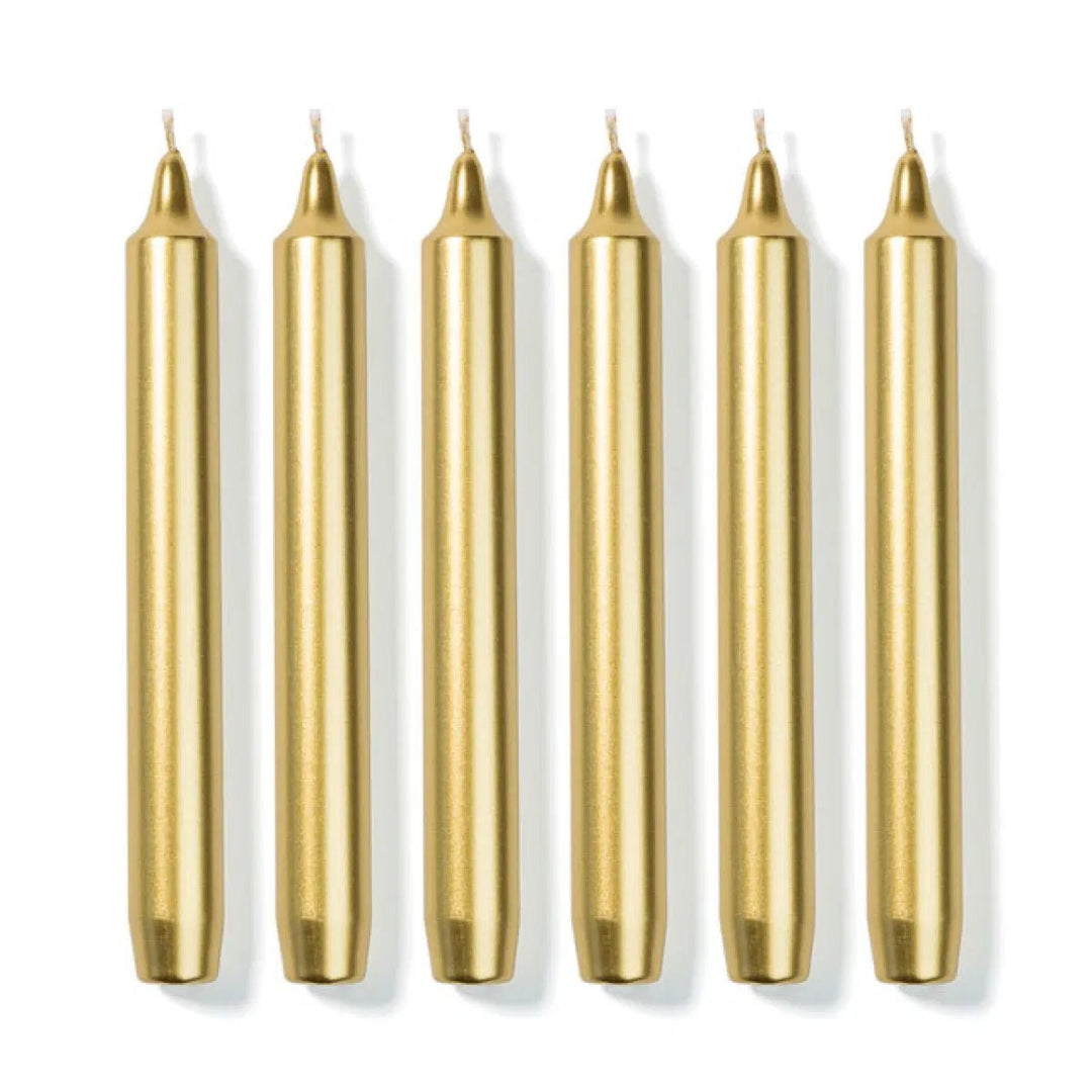 Gold Madeleine Tapered Candles (Box of 6) - Cire Trudon - Ileana Makri