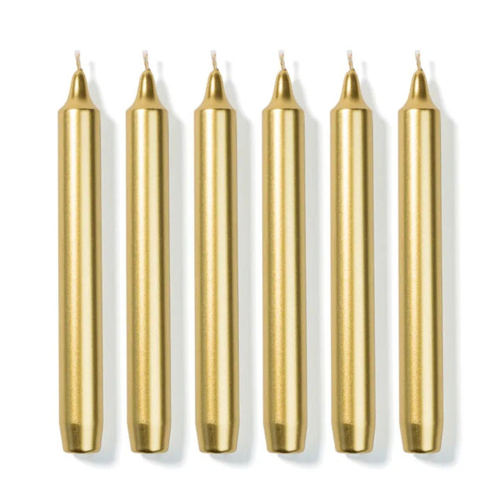 Gold Madeleine Tapered Candles (Box of 6) - Cire Trudon - Ileana Makri