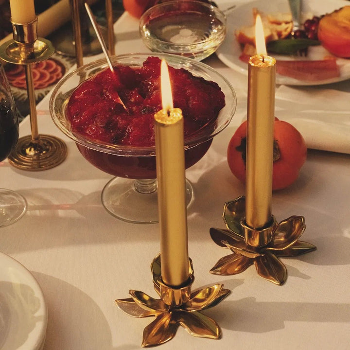 Gold Madeleine Tapered Candles (Box of 6) - Cire Trudon - Ileana Makri