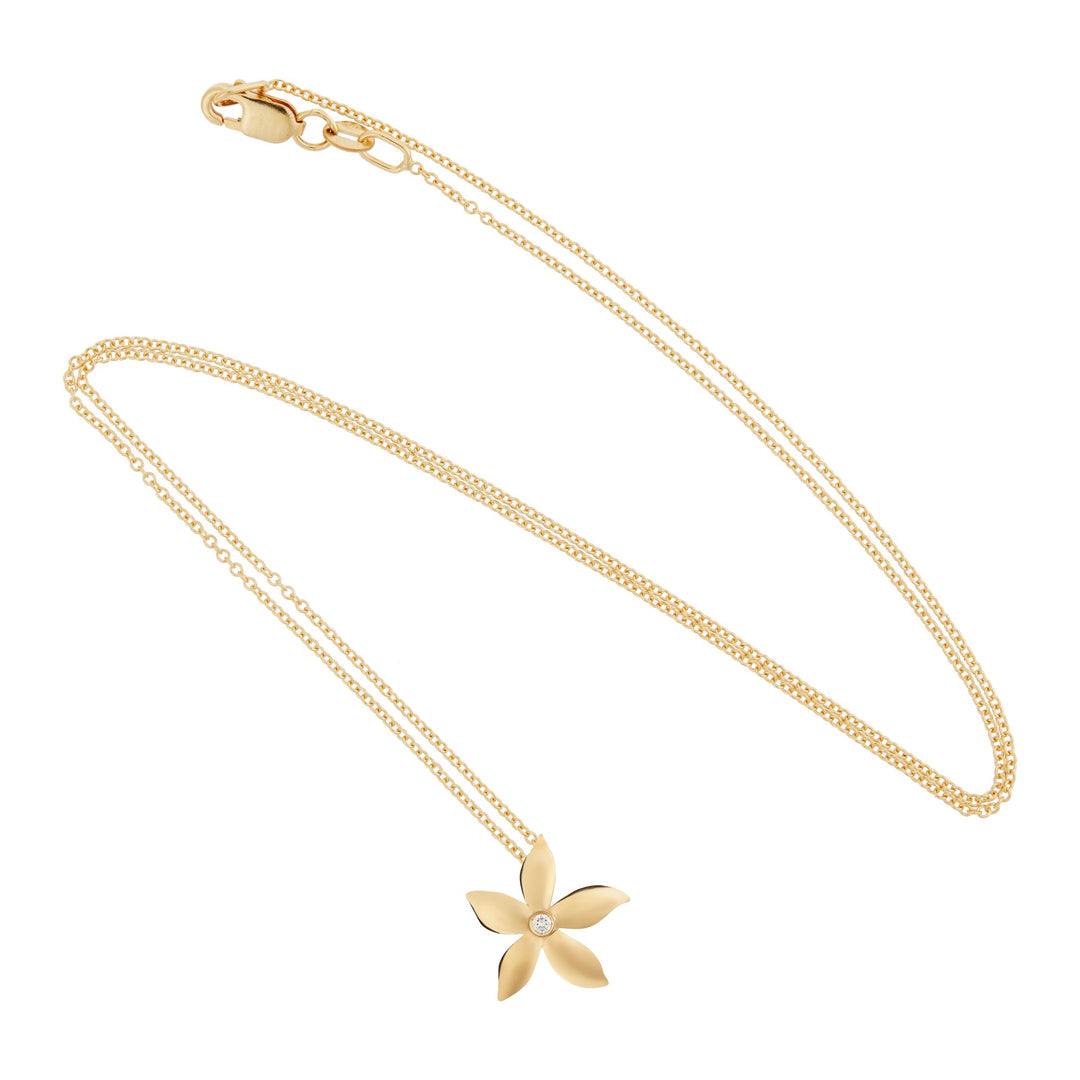 Golden Blossom Necklace Y - D - L - Blossom - Ileana Makri