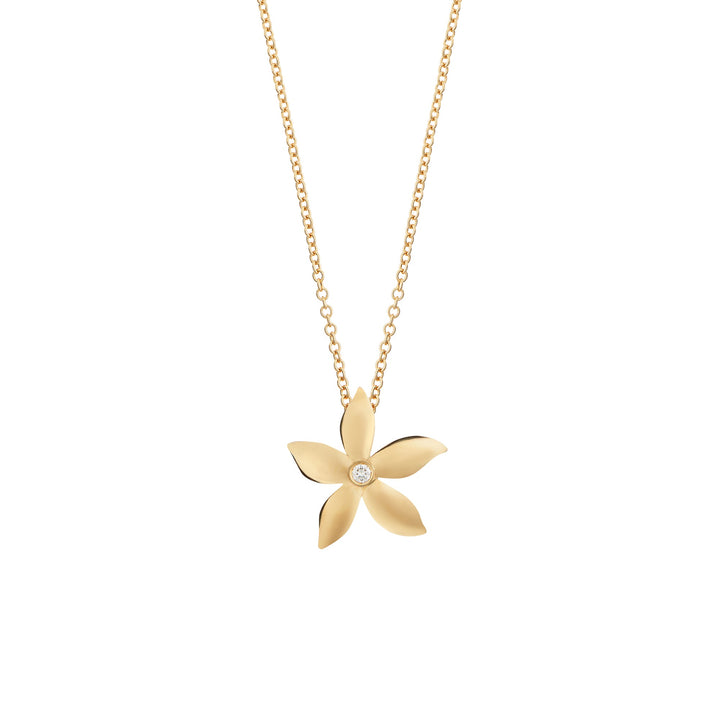 Golden Blossom Necklace Y - D - L - Blossom - Ileana Makri