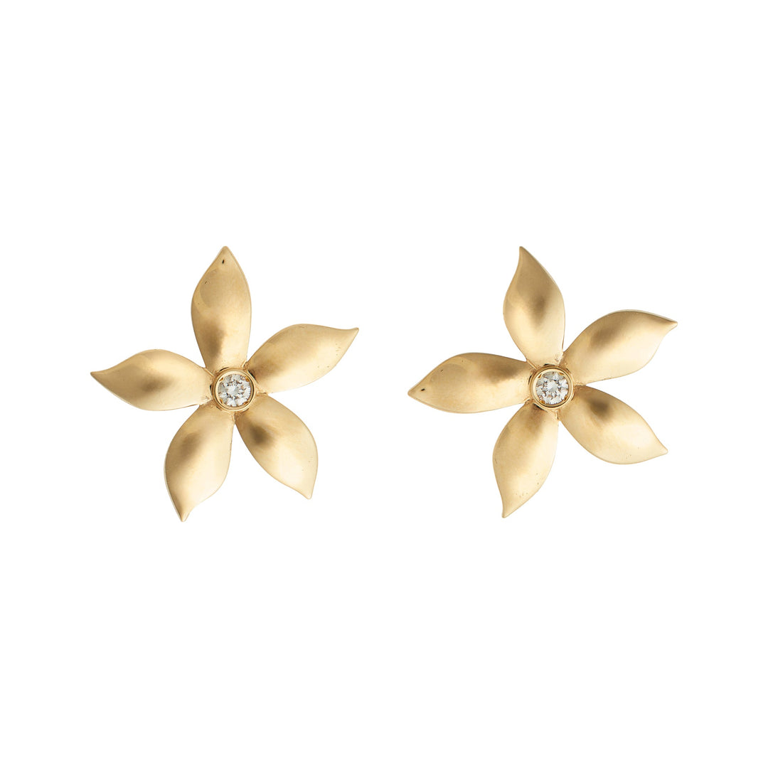 Golden Blossom Studs Y - D - L - Blossom - Ileana Makri