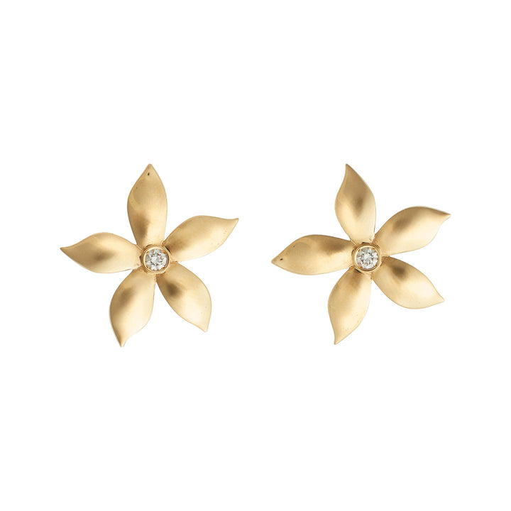 Golden Blossom Studs Y - D - L - Blossom - Ileana Makri