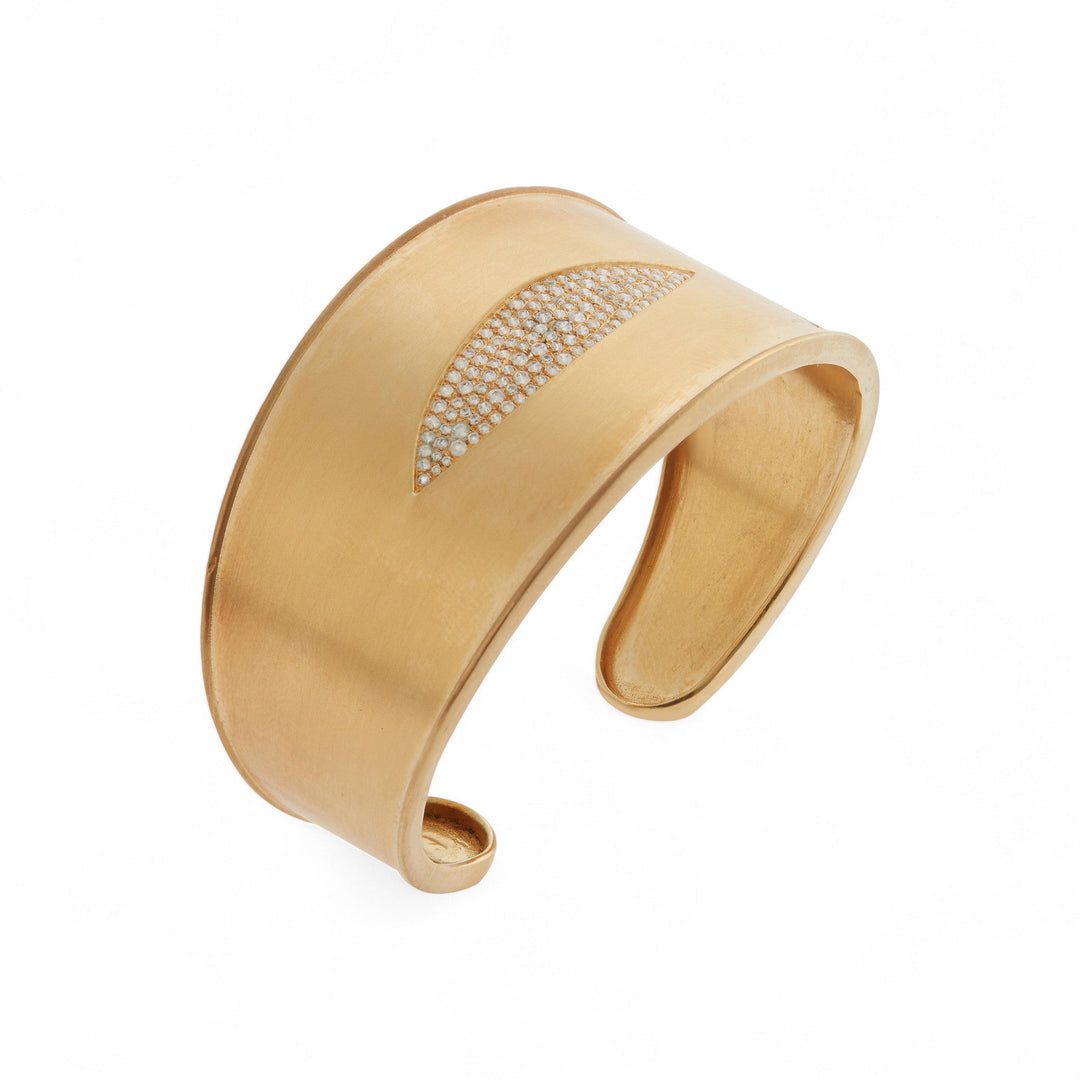 Golden Breeze Cuff Bracelet - Falling Leaves - Ileana Makri