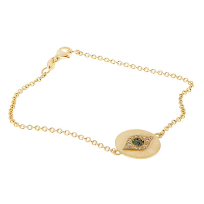 Golden Eye Bracelet Y - EYE LOVE - Ileana Makri store