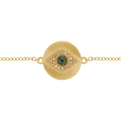 Golden Eye Bracelet Y - EYE LOVE - Ileana Makri store